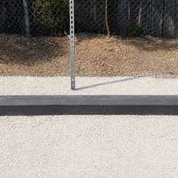 Our 8' parking curb in use in our yard
